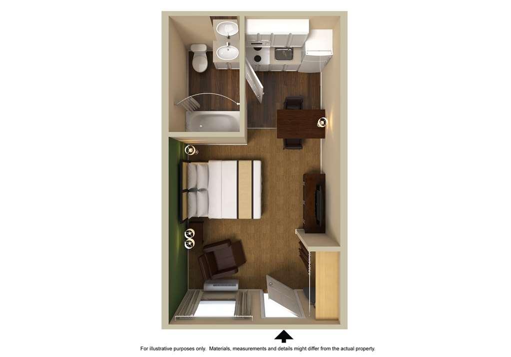 דורהאם Extended Stay America Select Suites - Raleigh - Research Triangle Park - Hwy 55 חדר תמונה